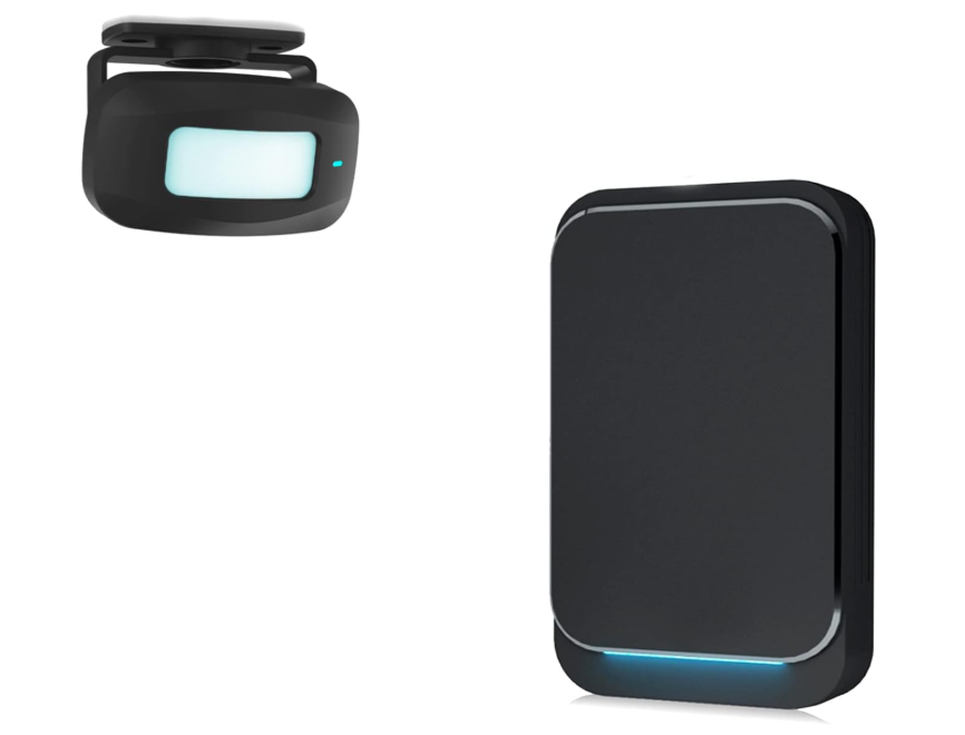 Sensor de Movimiento Aktivstar con Alarma y Timbre Inalámbrico Blanco