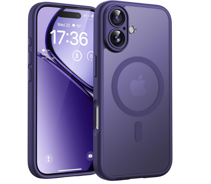 Funda TOCOL iPhone 17 MagSafe Antigolpes con Protección de Cámara – Negro