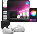 Philips Hue Starter Kit Pro | Bridge + Smart Button + 3 Bombillas E27