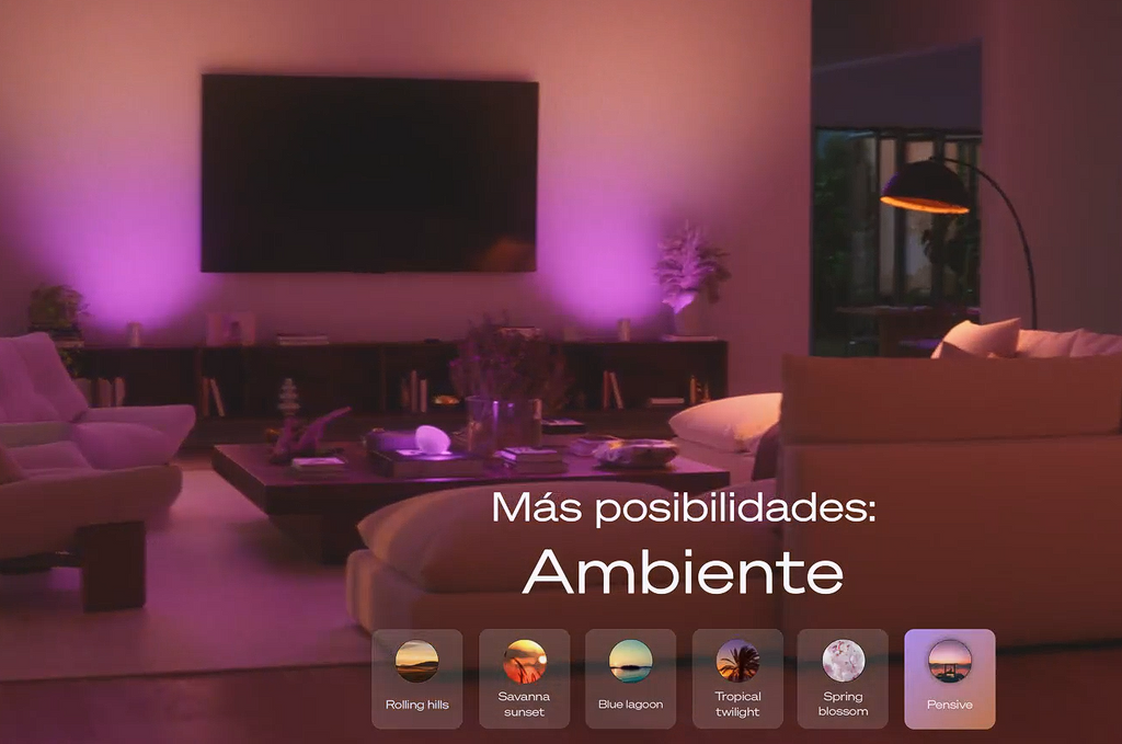 Philips Hue Starter Kit Pro | Bridge + Smart Button + 3 Bombillas E27