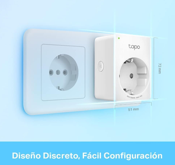 TP‑Link Tapo P110 | Enchufe Inteligente WiFi con Energía | Pack 4