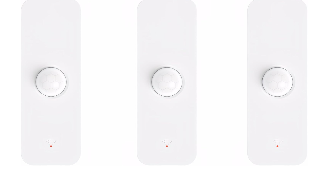 3 Pack Sensor de Movimiento WiFi Inteligente 2.4GHz para Hogar y Oficina