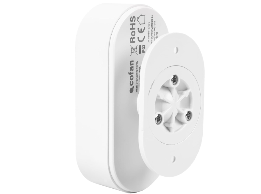 Sensor de Movimiento WiFi Cofan Inteligente Compatible con Tuya y Alexa