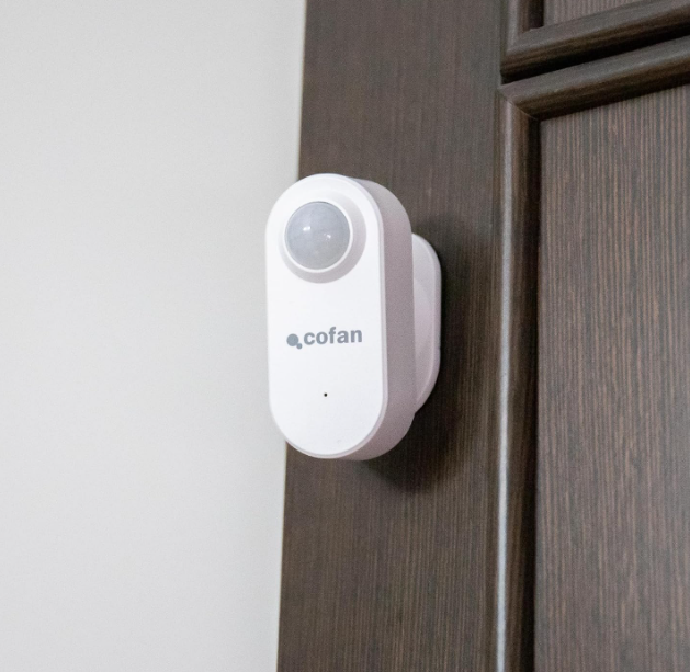 Sensor de Movimiento WiFi Cofan Inteligente Compatible con Tuya y Alexa