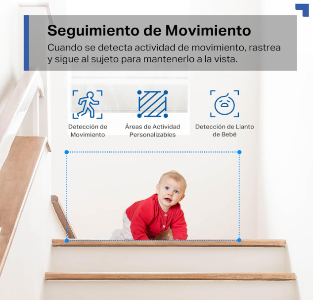 Cámara WiFi TP-Link Tapo C21A 2K 360° con Visión Nocturna y Detección
