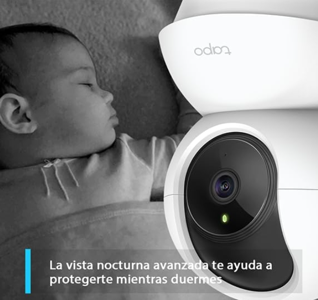Pack 2 Cámaras WiFi TP-Link Tapo C200 360° FHD con Visión Nocturna