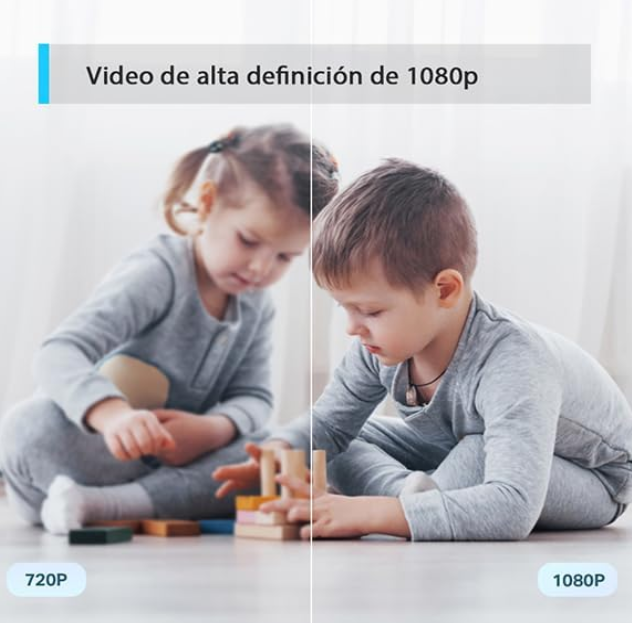 Pack 2 Cámaras WiFi TP-Link Tapo C200 360° FHD con Visión Nocturna
