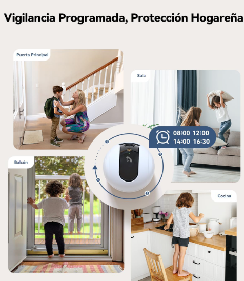 Cámara WiFi Imou Ranger 2C Pro 2K 360° con Visión Nocturna en Color