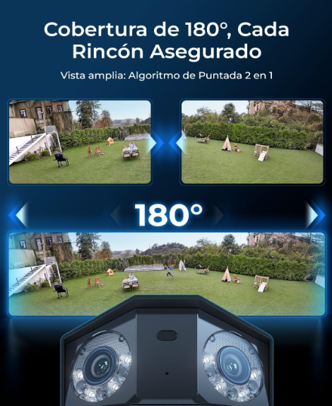 Cámara Reolink Duo 3 PoE 16MP 180° con Visión Nocturna y Detección AI