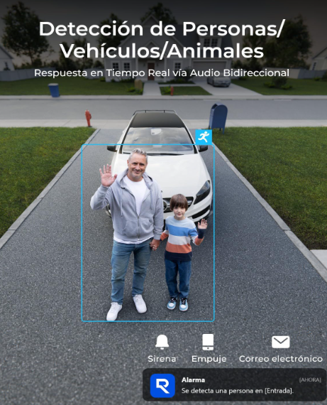Cámara Reolink Duo 3 PoE 16MP 180° con Visión Nocturna y Detección AI