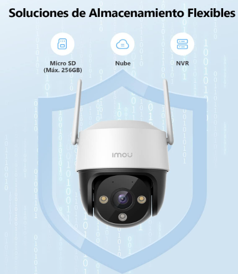 Cámara Imou 2K Exterior PTZ 360° con Visión Nocturna Color IP66