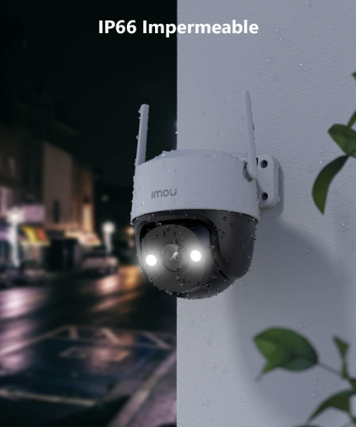Pack 2 Cámaras Imou 2K Exterior PTZ 360° con Visión Nocturna Color IP66