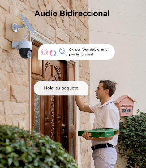 Cámara Imou 2K Solar PTZ Exterior 360° con Batería 365 Días IP66