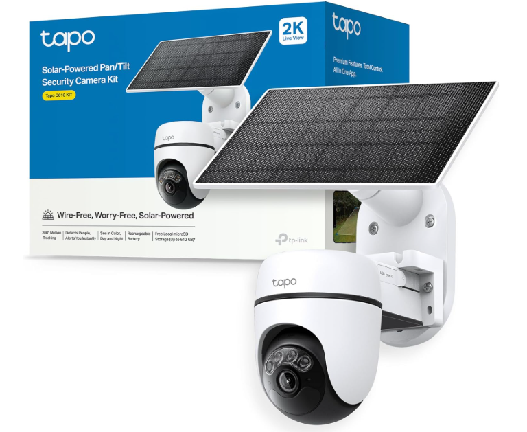 Cámara Tapo C610 Solar 2K Exterior 360° con Batería y Visión Color
