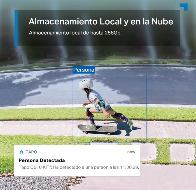 Cámara Tapo C610 Solar 2K Exterior 360° con Batería y Visión Color
