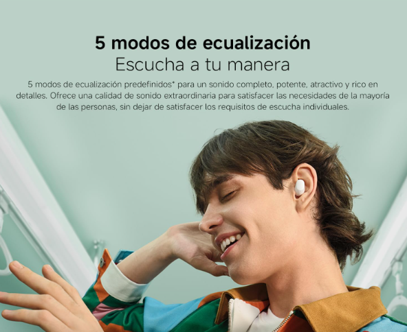 Xiaomi Redmi Buds 6 Play, auriculares Bluetooth 36h con cancelación de ruido