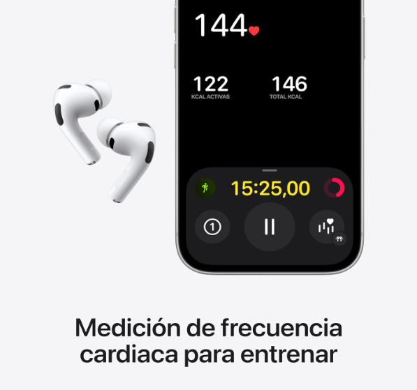 Apple AirPods Pro 3 con cancelación activa y USB‑C
